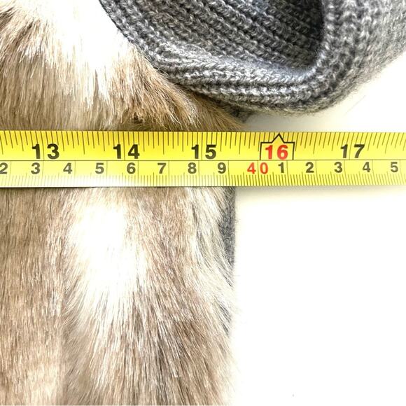 Crewcuts Faux Fur Front Zipper Cardigan Jacket *Flaw - Picture 9 of 14